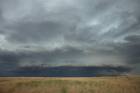 July 4th storm rolling over the Texas plains